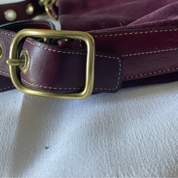 Suede Coach Purse - Picture 5 of 8